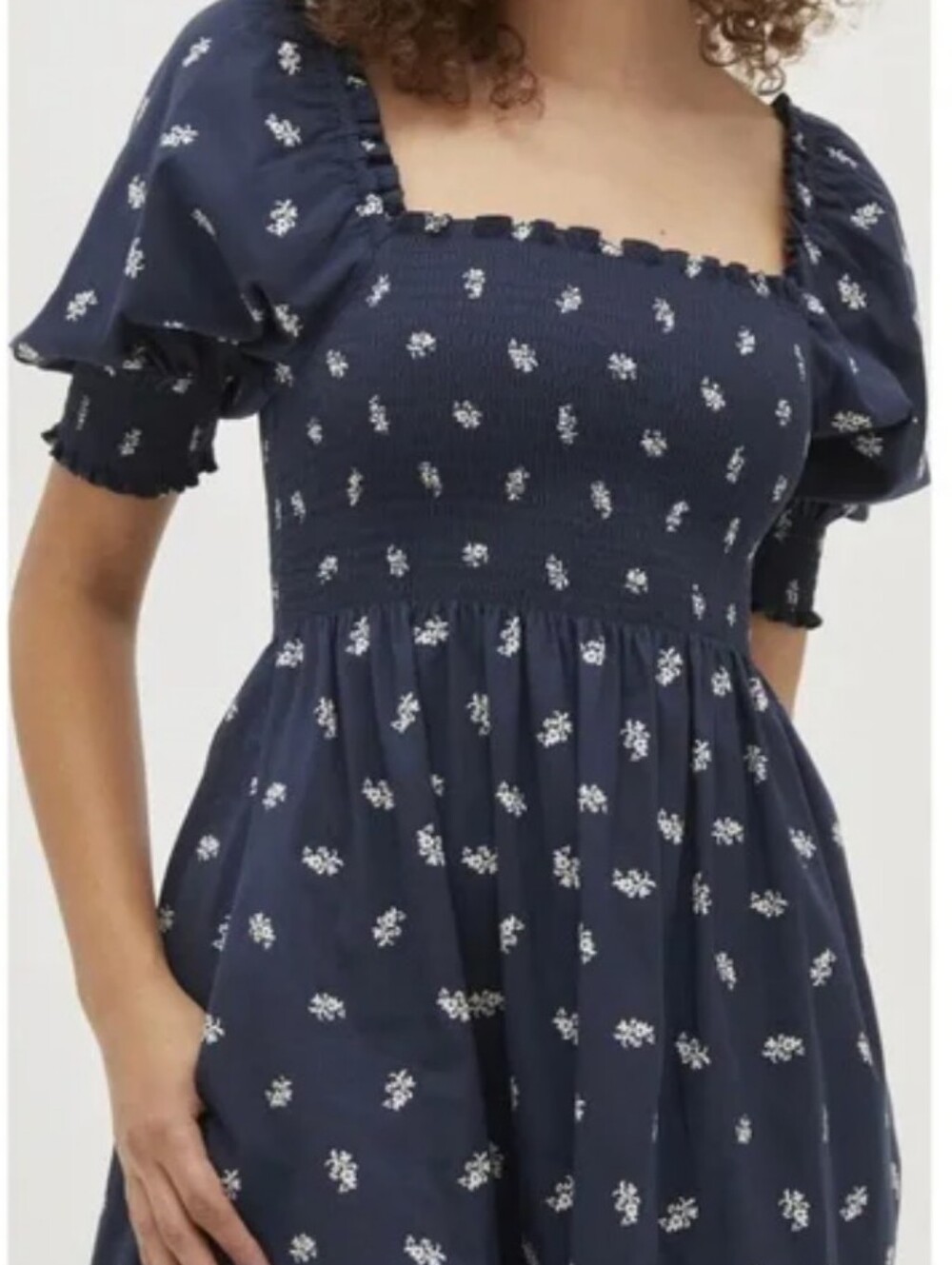 The Nap Dress By Hill House - Athena Mini Dress - Navy - Small